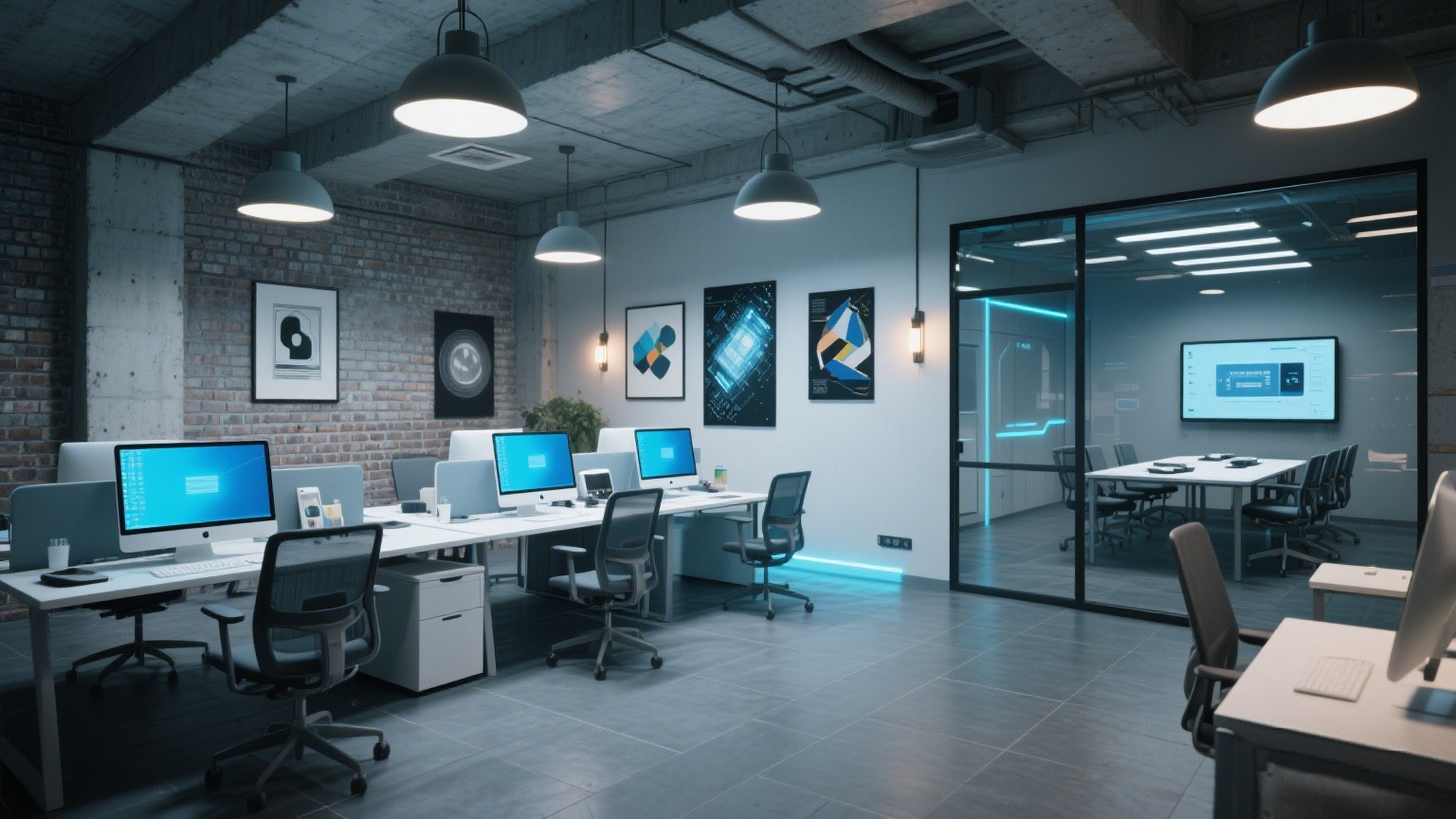 從毛坯到科技感LOFT:一個創(chuàng)業(yè)公司的裝修實錄